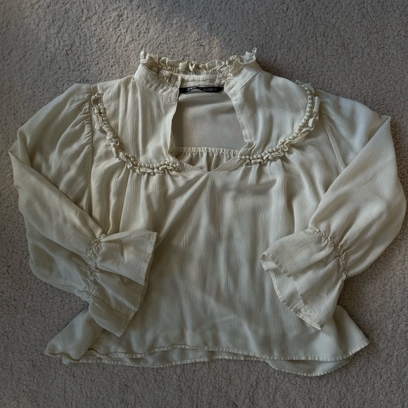 Zara Ruffle Blouse - Picture 2 of 4